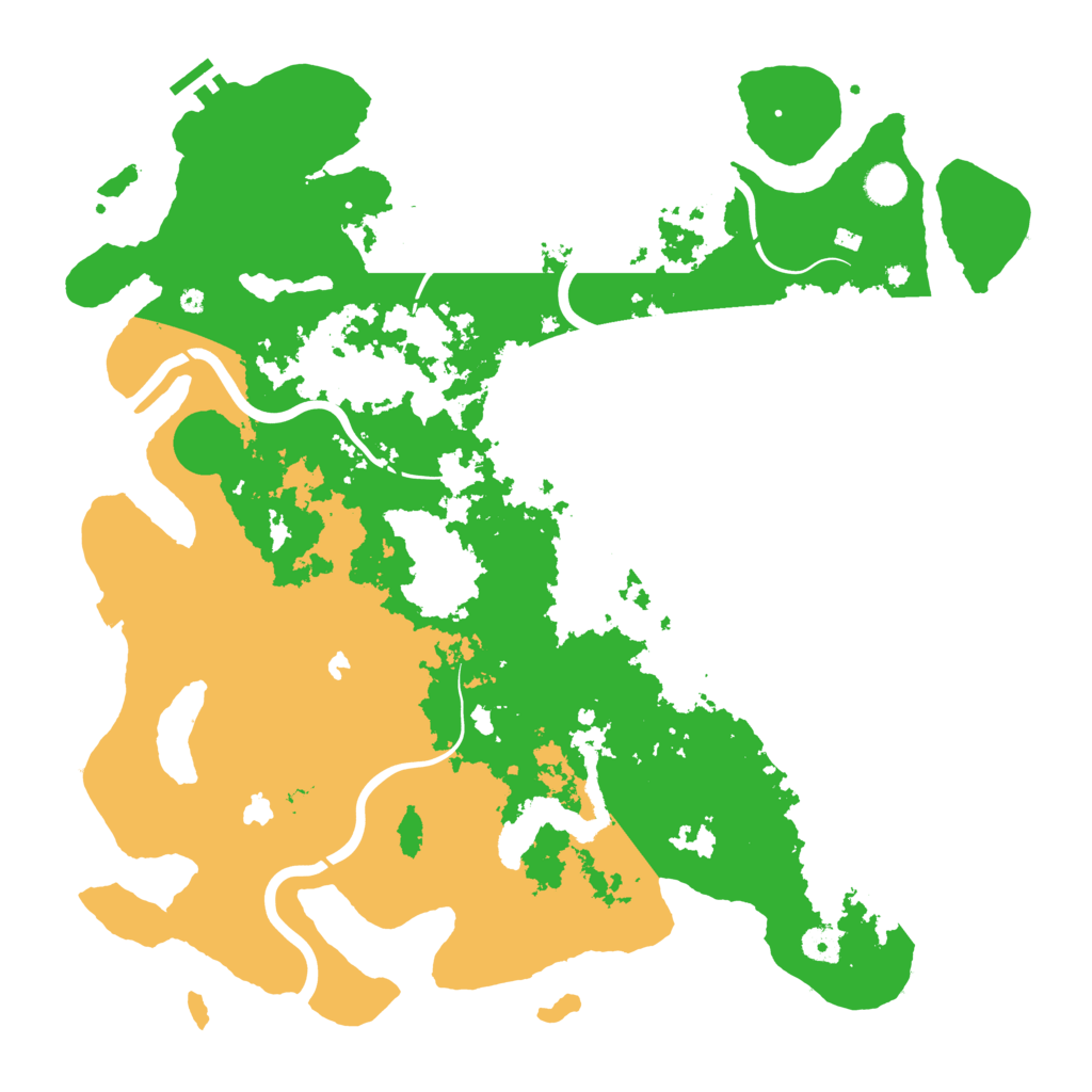 Biome Rust Map: Procedural Map, Size: 4500, Seed: 850377293