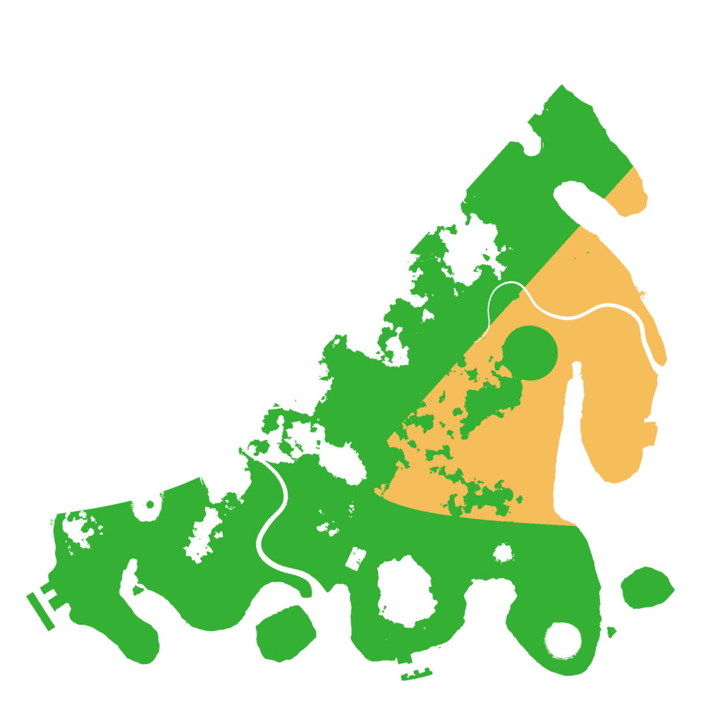 Biome Rust Map: Procedural Map, Size: 3500, Seed: 1463908019