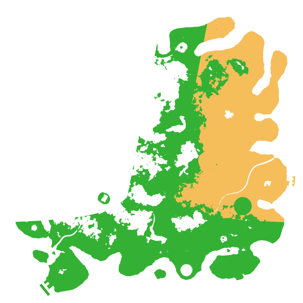 Biome Rust Map: Procedural Map, Size: 4500, Seed: 1787376738