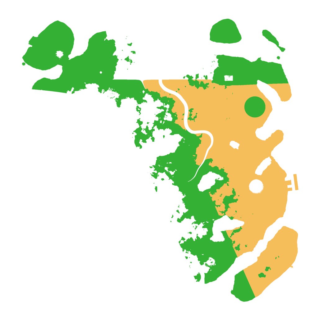 Biome Rust Map: Procedural Map, Size: 4000, Seed: 2054046209