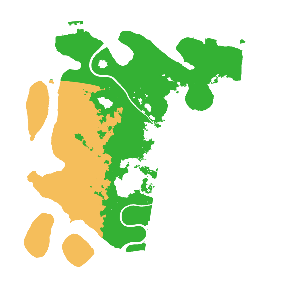 Biome Rust Map: Procedural Map, Size: 3000, Seed: 818179037