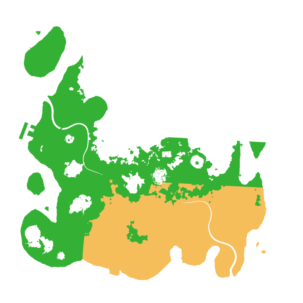 Biome Rust Map: Procedural Map, Size: 3500, Seed: 1343901602