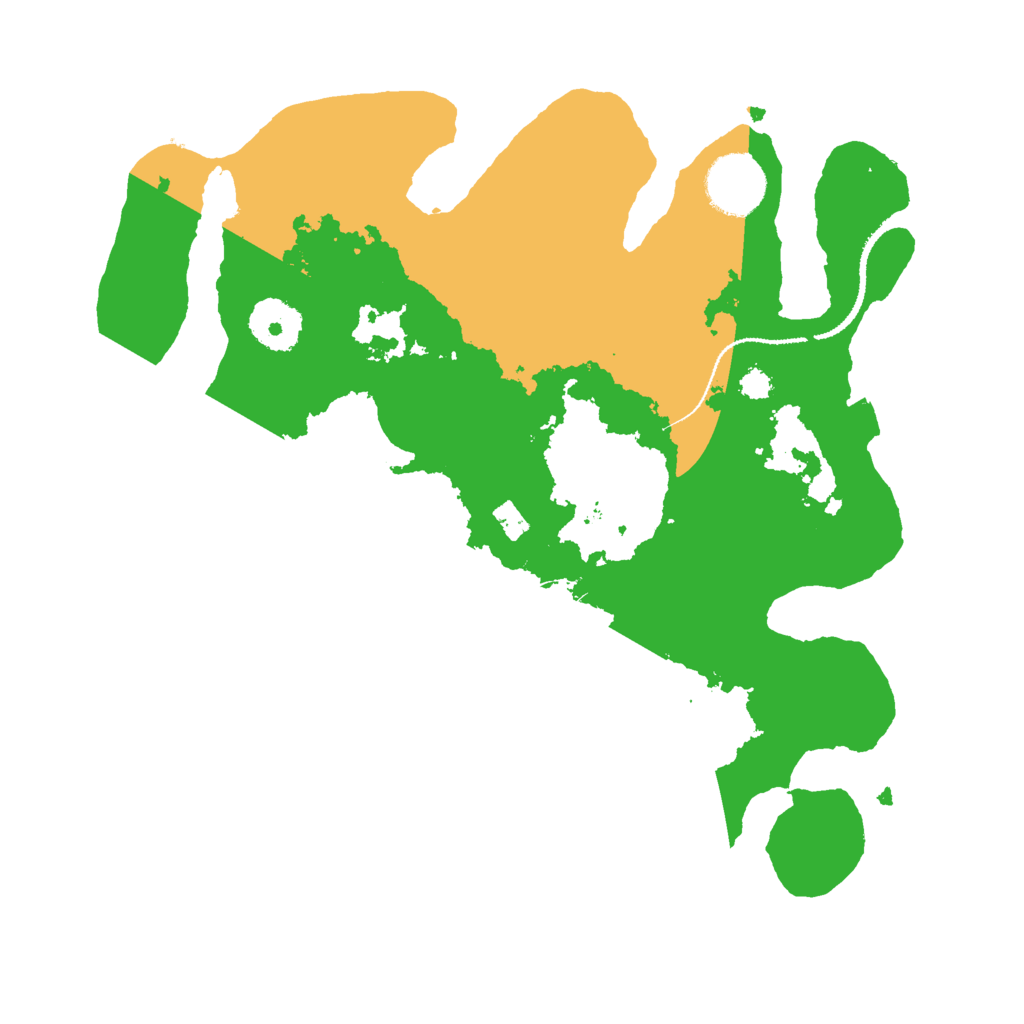 Biome Rust Map: Procedural Map, Size: 3000, Seed: 2030585667