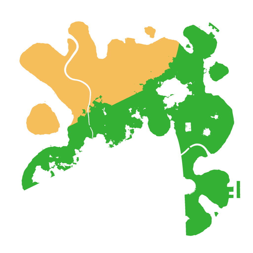 Biome Rust Map: Procedural Map, Size: 3000, Seed: 1380728363