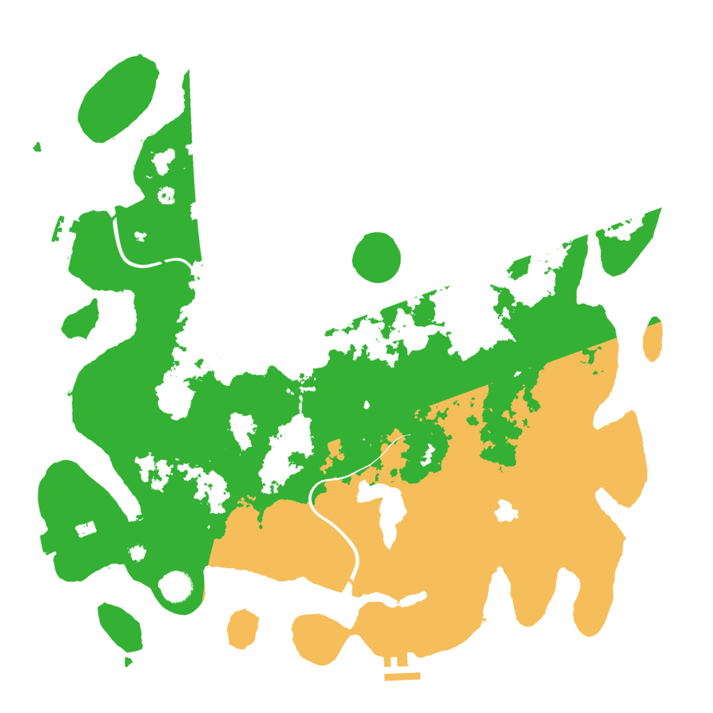 Biome Rust Map: Procedural Map, Size: 4000, Seed: 34545312