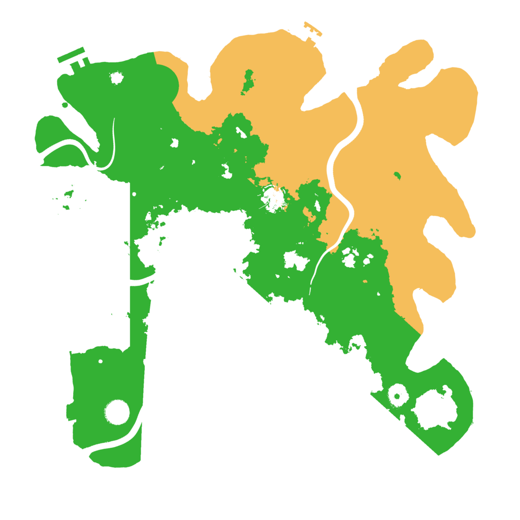 Biome Rust Map: Procedural Map, Size: 3700, Seed: 1566314409