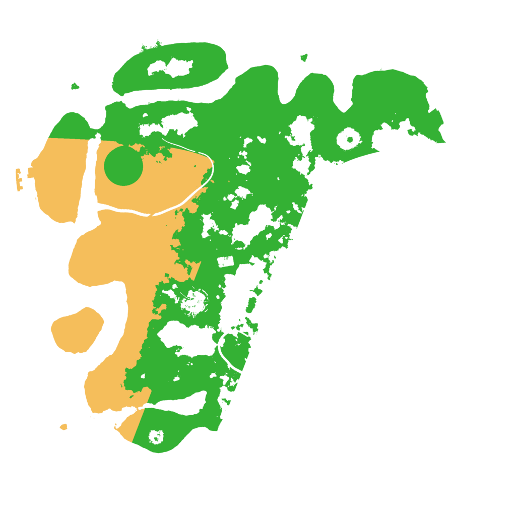 Biome Rust Map: Procedural Map, Size: 3500, Seed: 507469125