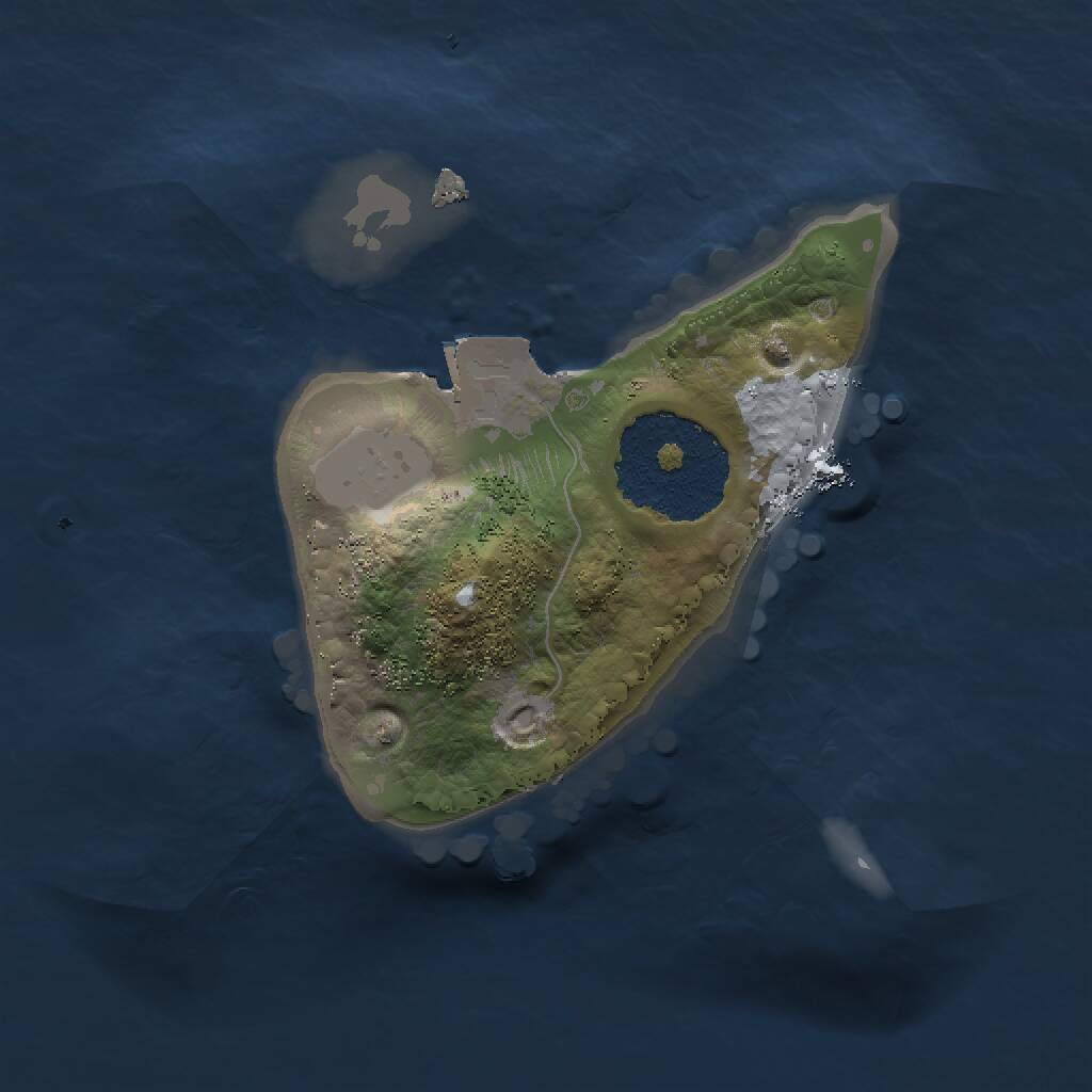 Rust Map: Procedural Map, Size: 1500, Seed: 379379477, 1 Monuments