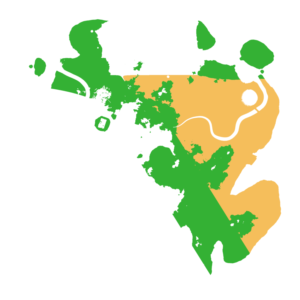 Biome Rust Map: Procedural Map, Size: 3300, Seed: 169181427