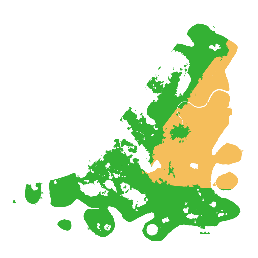 Biome Rust Map: Procedural Map, Size: 4000, Seed: 1396758207
