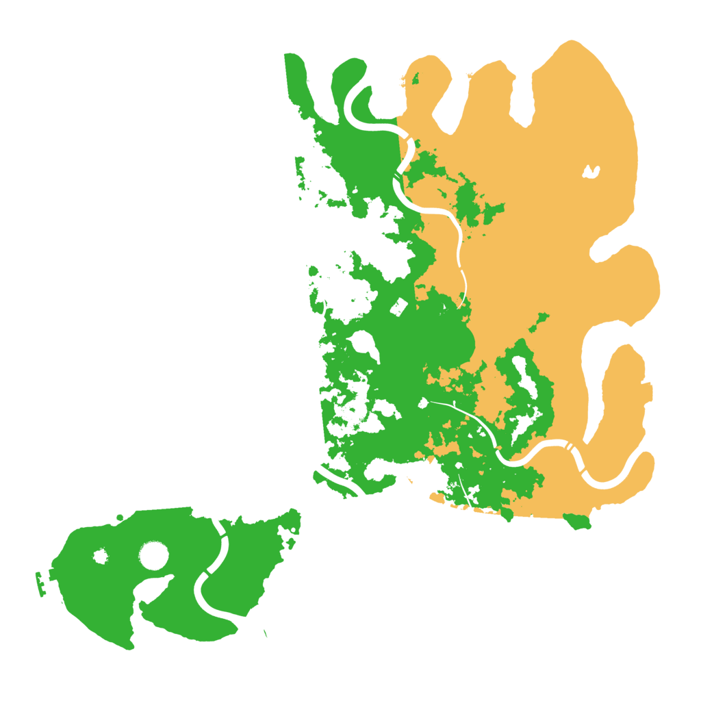 Biome Rust Map: Procedural Map, Size: 4250, Seed: 643479971