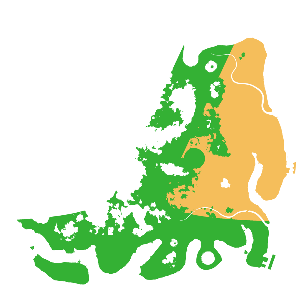 Biome Rust Map: Procedural Map, Size: 4000, Seed: 94506772