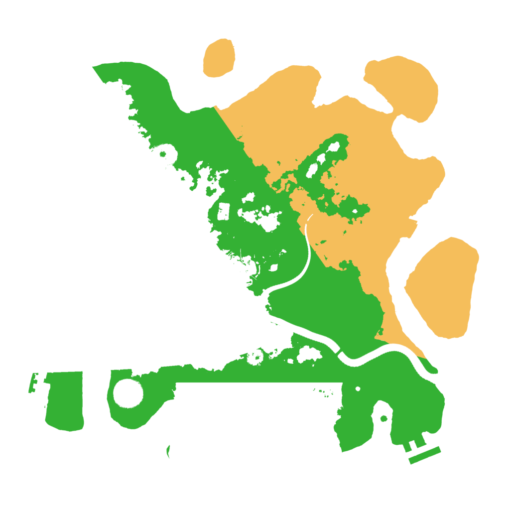 Biome Rust Map: Procedural Map, Size: 3128, Seed: 16088061