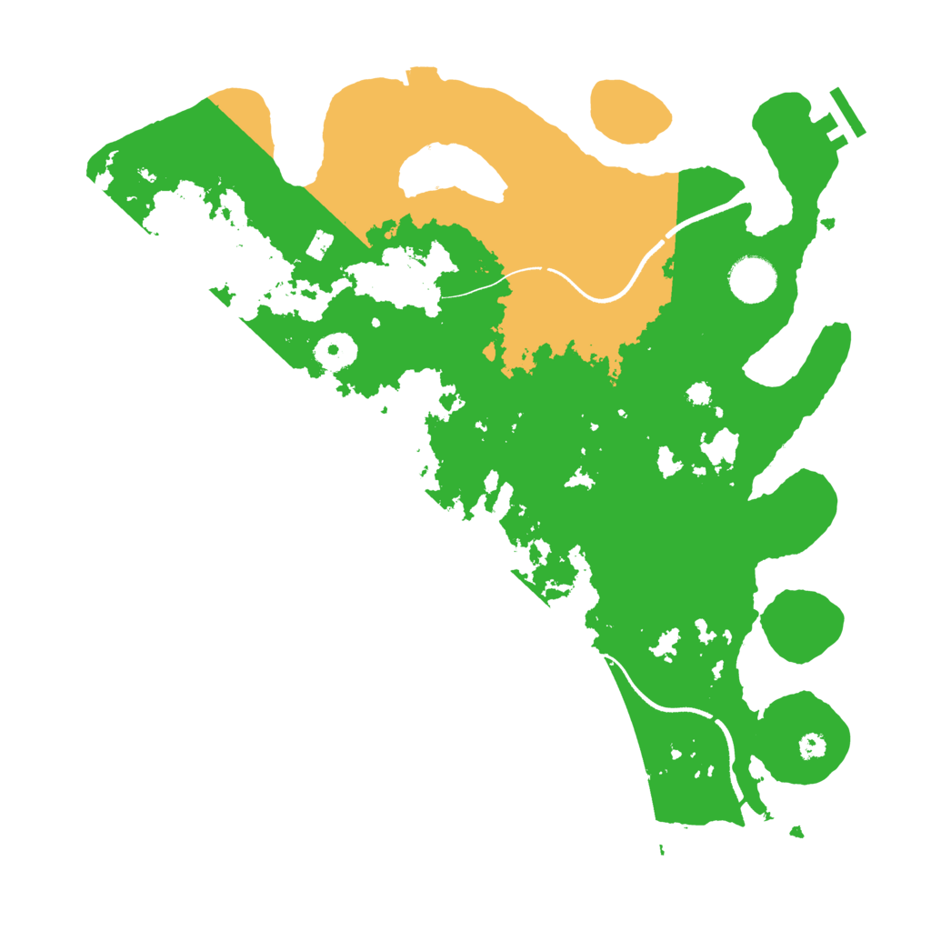 Biome Rust Map: Procedural Map, Size: 3500, Seed: 2118406179