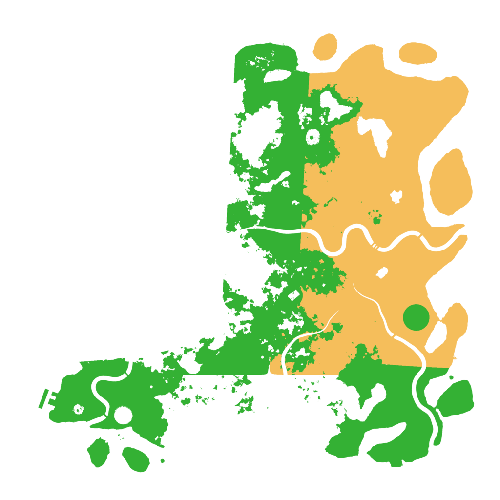 Biome Rust Map: Procedural Map, Size: 5000, Seed: 463145549