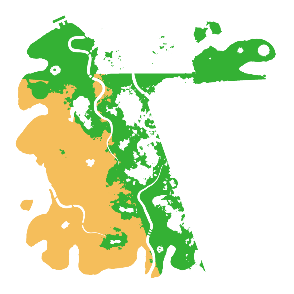 Biome Rust Map: Procedural Map, Size: 4500, Seed: 1677344086