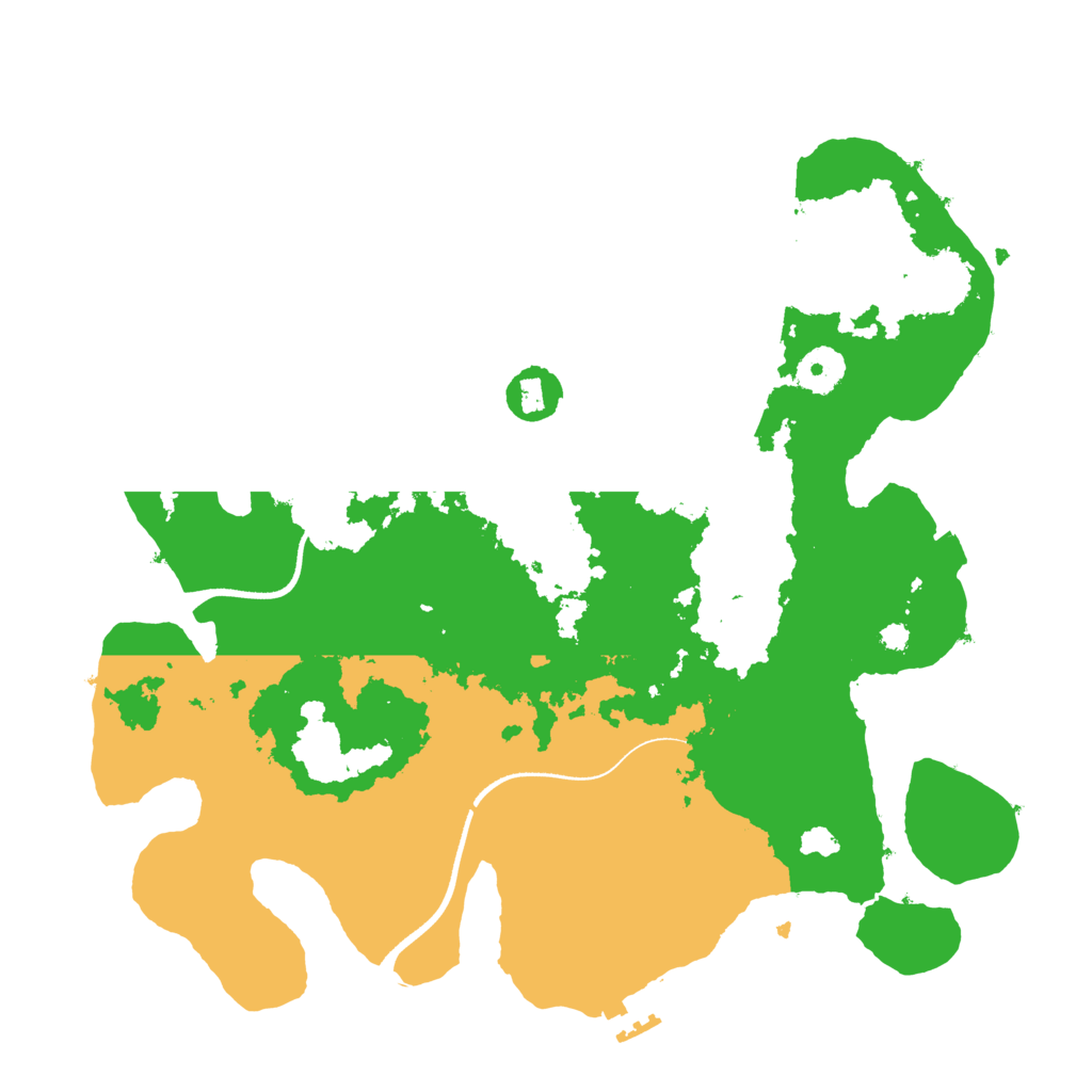 Biome Rust Map: Procedural Map, Size: 3500, Seed: 1707727864