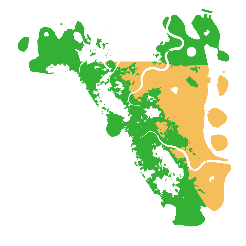 Biome Rust Map: Procedural Map, Size: 4500, Seed: 1840861706