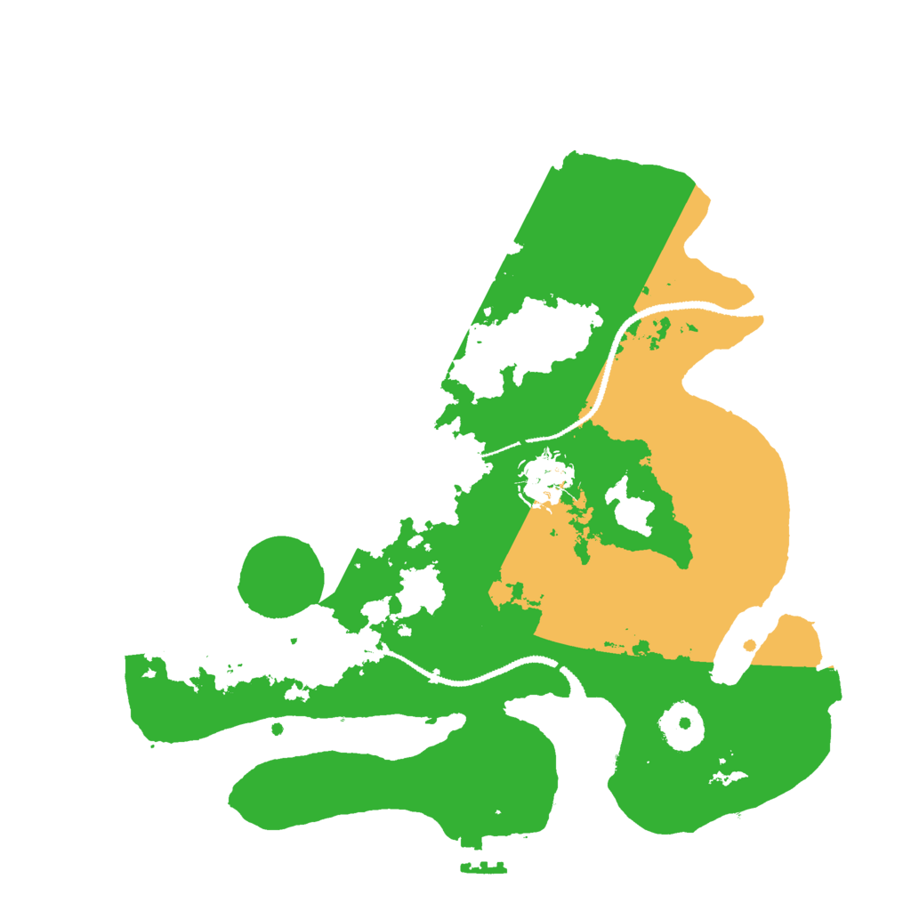 Biome Rust Map: Procedural Map, Size: 3000, Seed: 1312898286