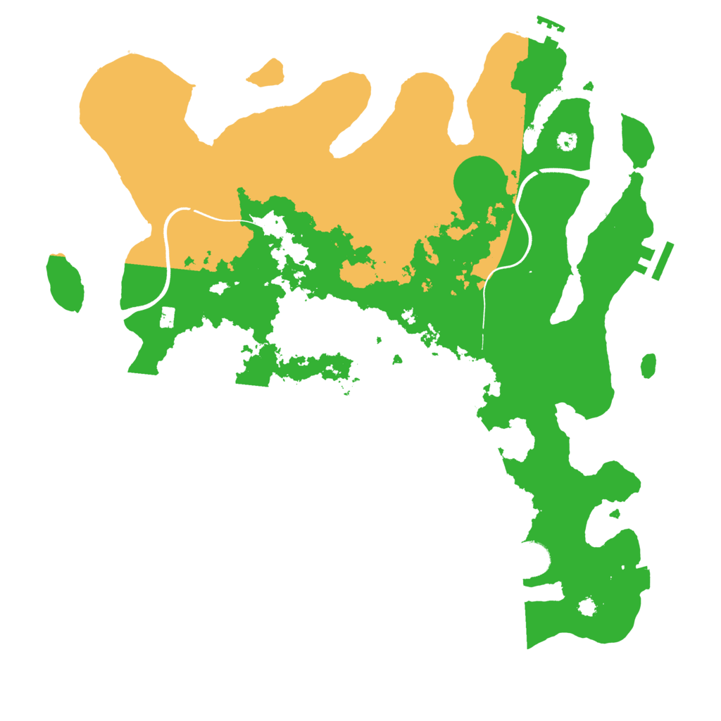 Biome Rust Map: Procedural Map, Size: 3650, Seed: 62504583