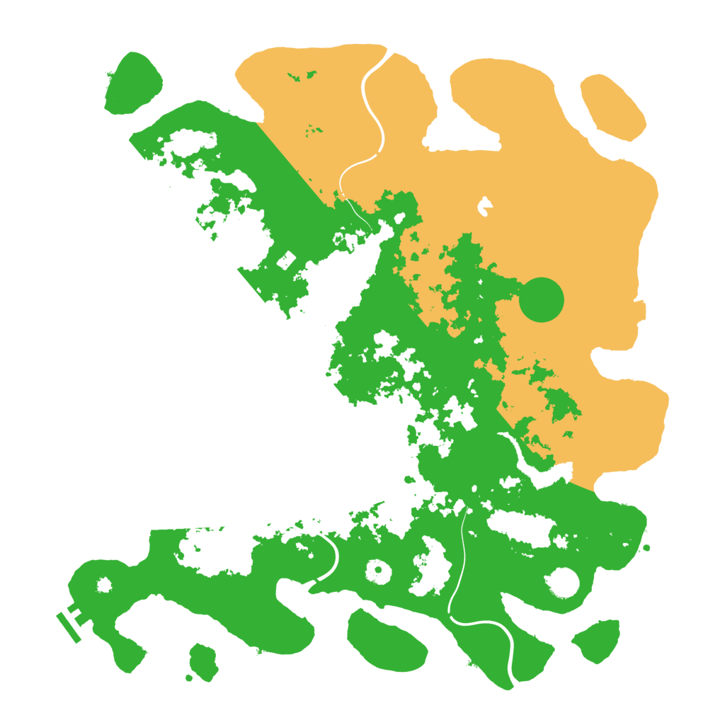 Biome Rust Map: Procedural Map, Size: 4250, Seed: 809531639