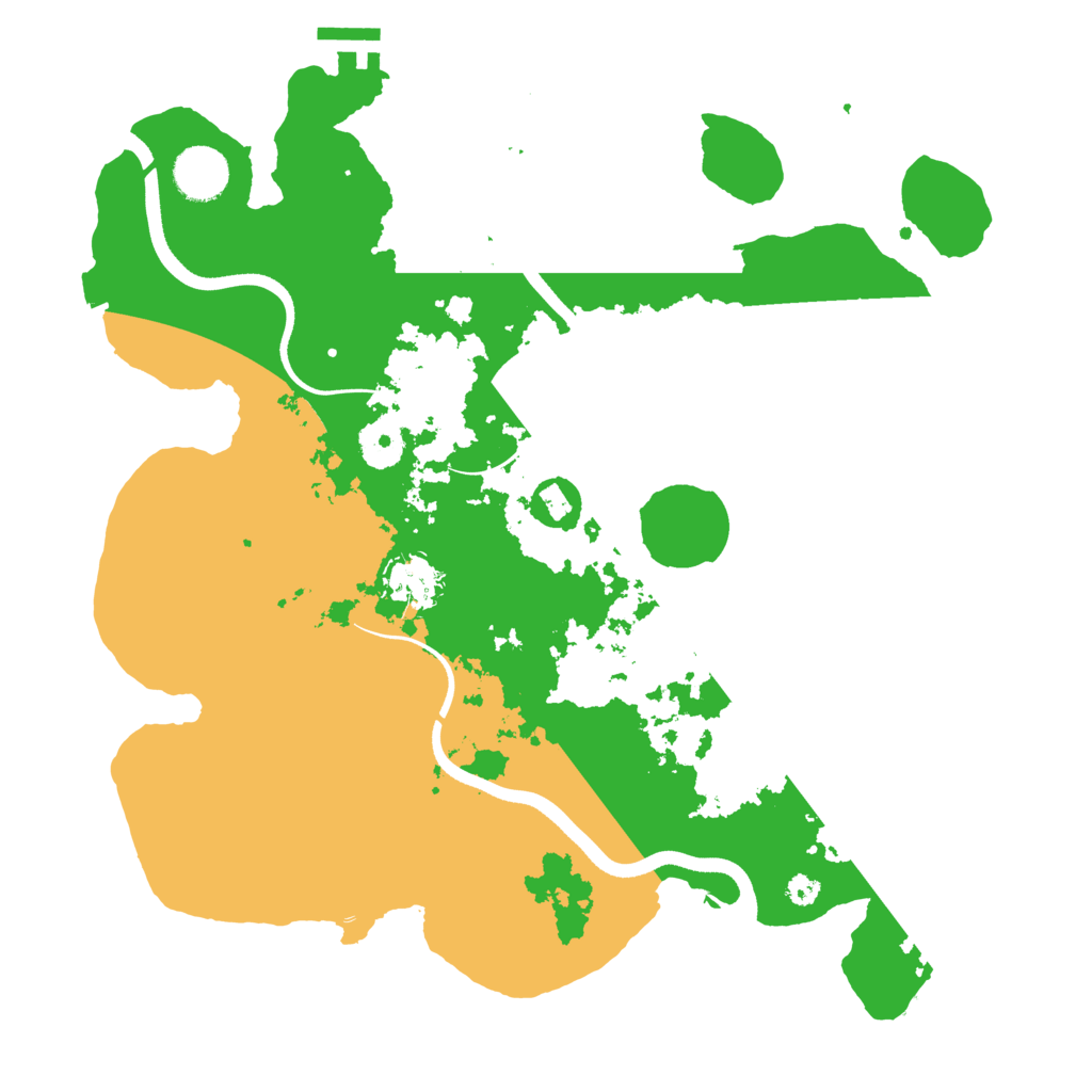 Biome Rust Map: Procedural Map, Size: 3500, Seed: 1727101147