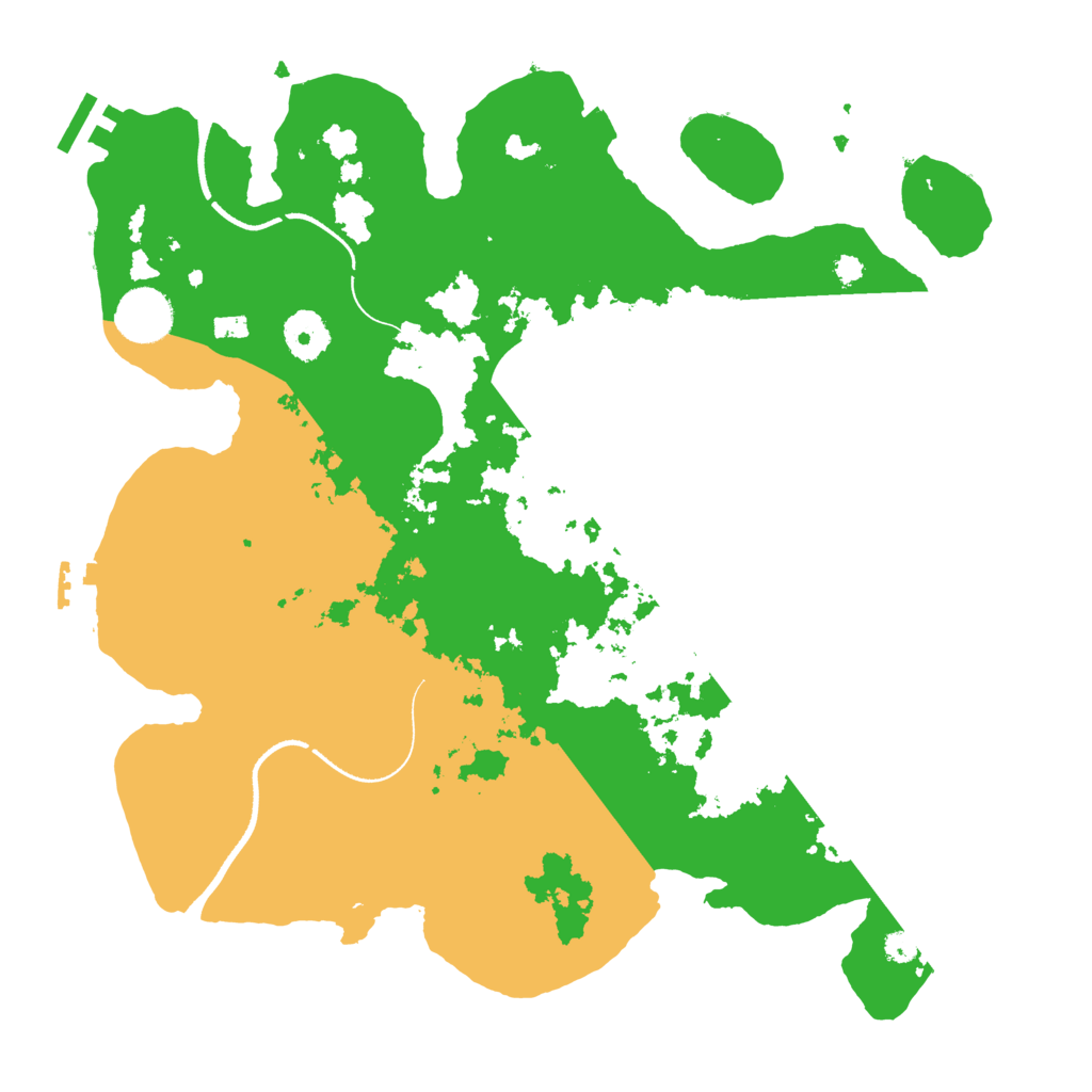 Biome Rust Map: Procedural Map, Size: 3500, Seed: 1727101147