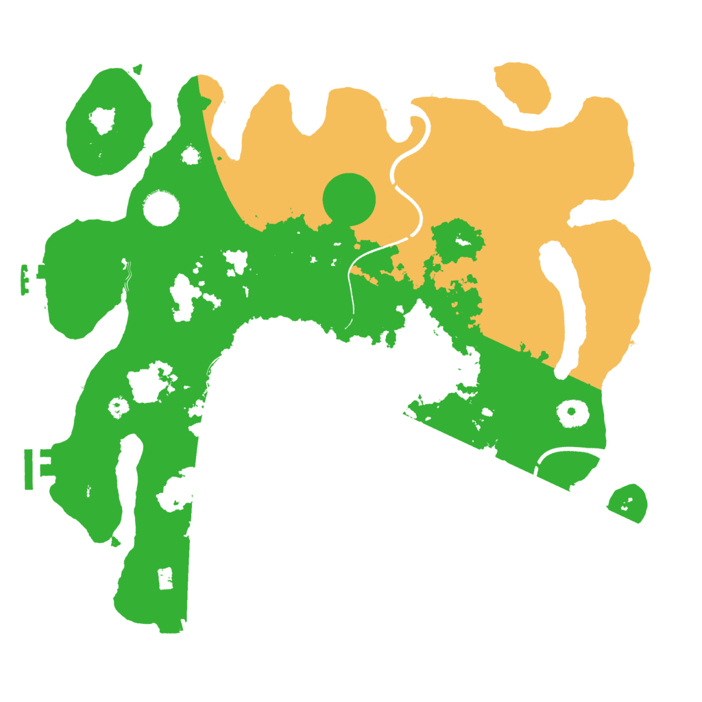 Biome Rust Map: Procedural Map, Size: 3500, Seed: 802767809