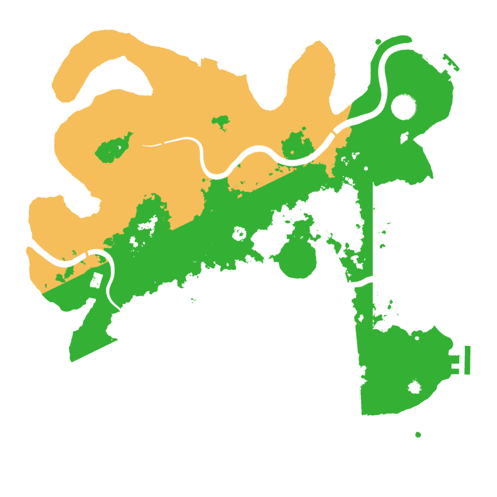 Biome Rust Map: Procedural Map, Size: 3500, Seed: 2112511857