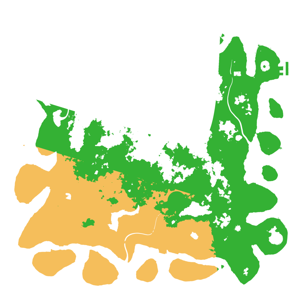 Biome Rust Map: Procedural Map, Size: 4500, Seed: 732215331