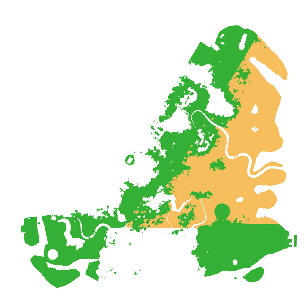 Biome Rust Map: Procedural Map, Size: 5120, Seed: 57562608