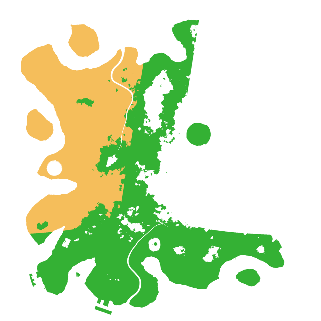 Biome Rust Map: Procedural Map, Size: 3750, Seed: 1034953309