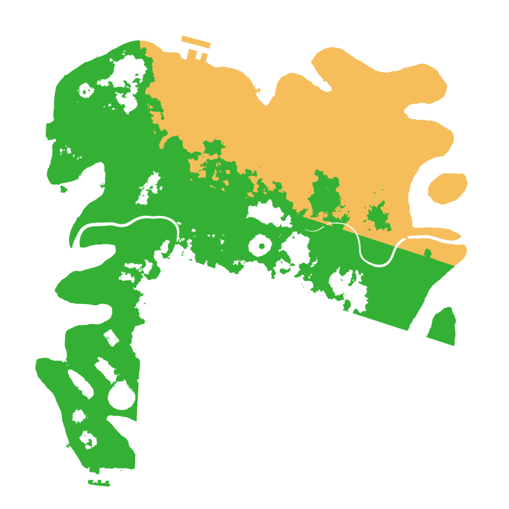 Biome Rust Map: Procedural Map, Size: 3500, Seed: 1612804338