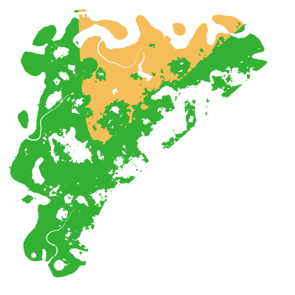 Biome Rust Map: Procedural Map, Size: 5000, Seed: 943298817