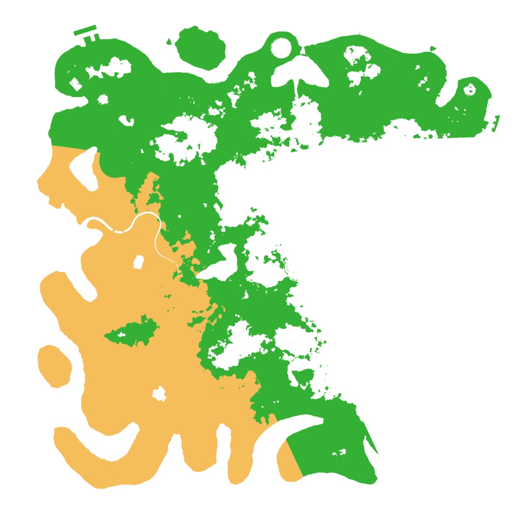 Biome Rust Map: Procedural Map, Size: 4500, Seed: 1022025