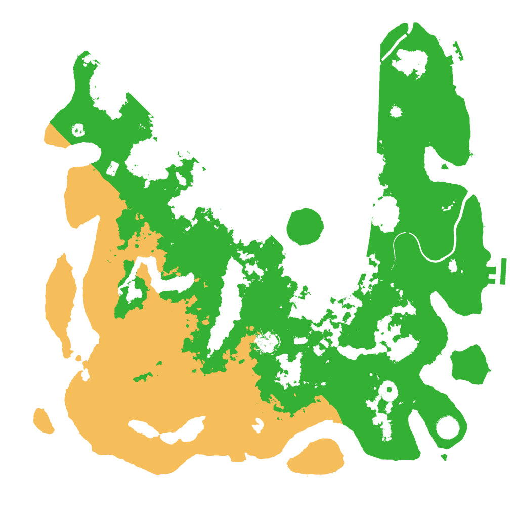 Biome Rust Map: Procedural Map, Size: 4000, Seed: 11112222