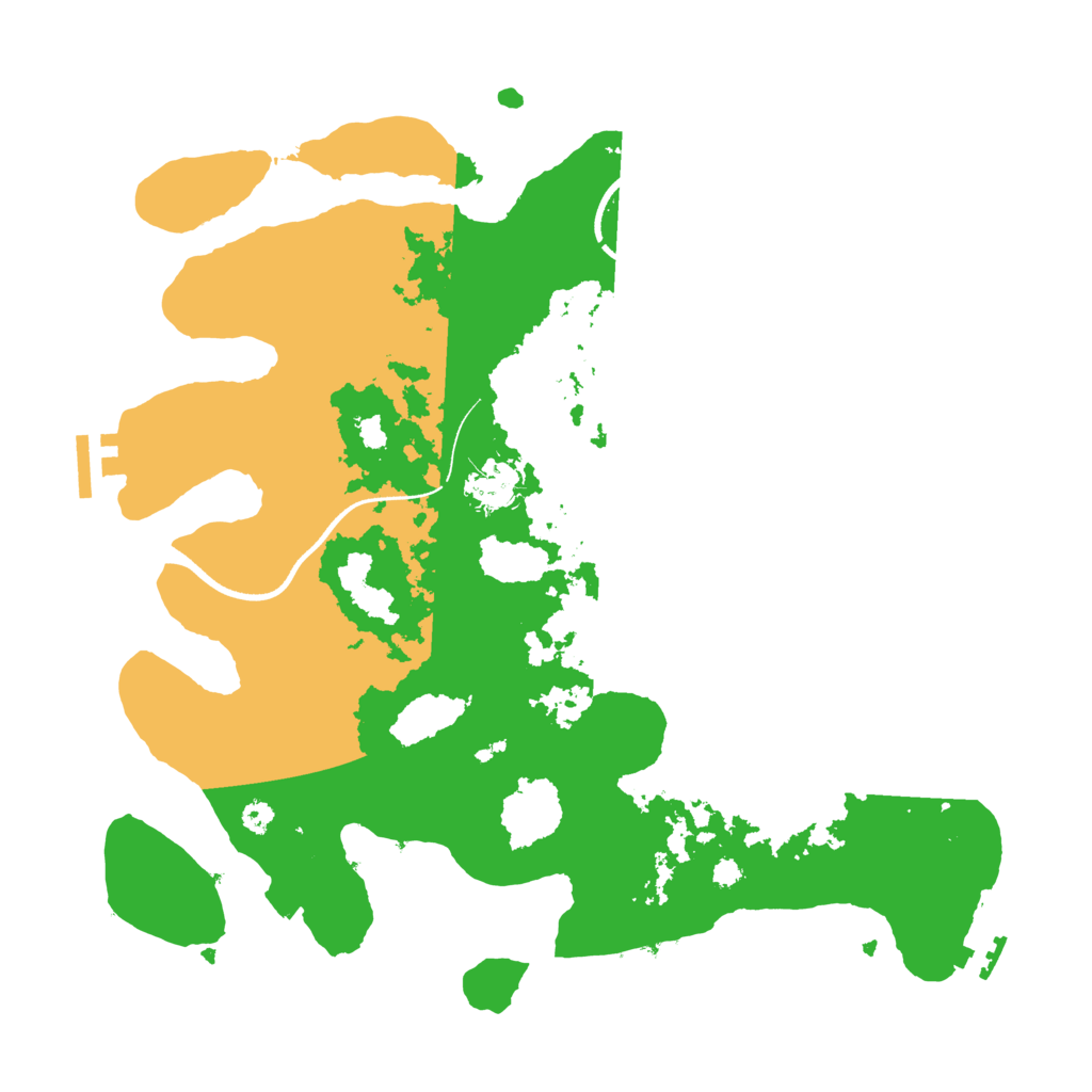 Biome Rust Map: Procedural Map, Size: 3500, Seed: 1591860723