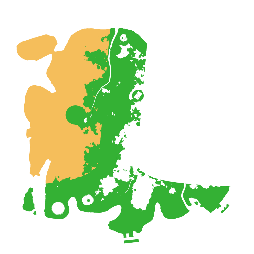 Biome Rust Map: Procedural Map, Size: 3500, Seed: 1836786697