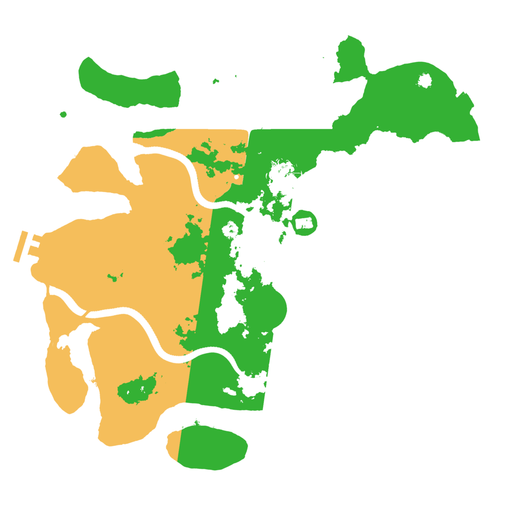 Biome Rust Map: Procedural Map, Size: 3300, Seed: 1293322012
