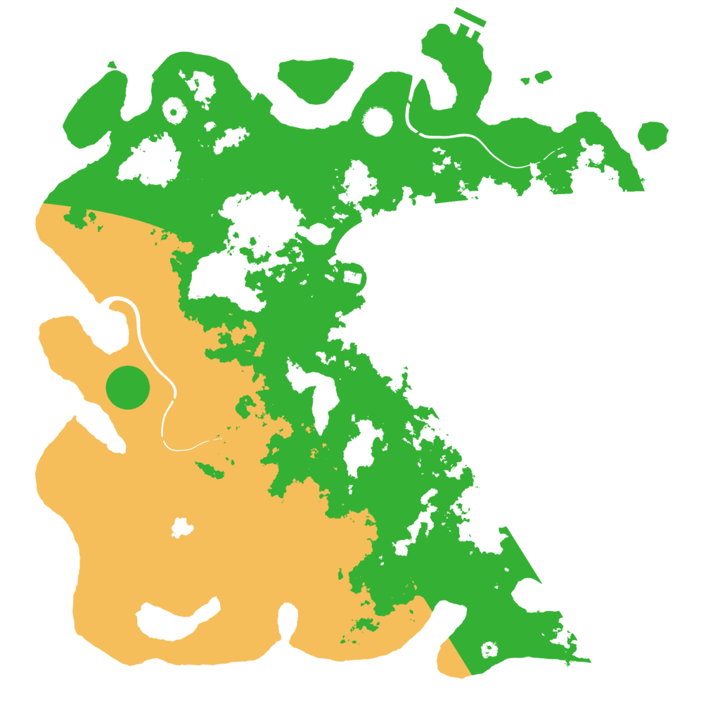 Biome Rust Map: Procedural Map, Size: 4350, Seed: 865000216
