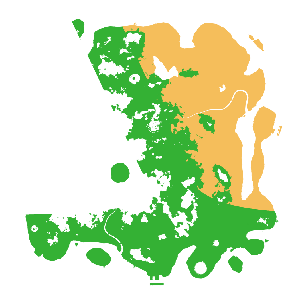 Biome Rust Map: Procedural Map, Size: 4250, Seed: 990985629