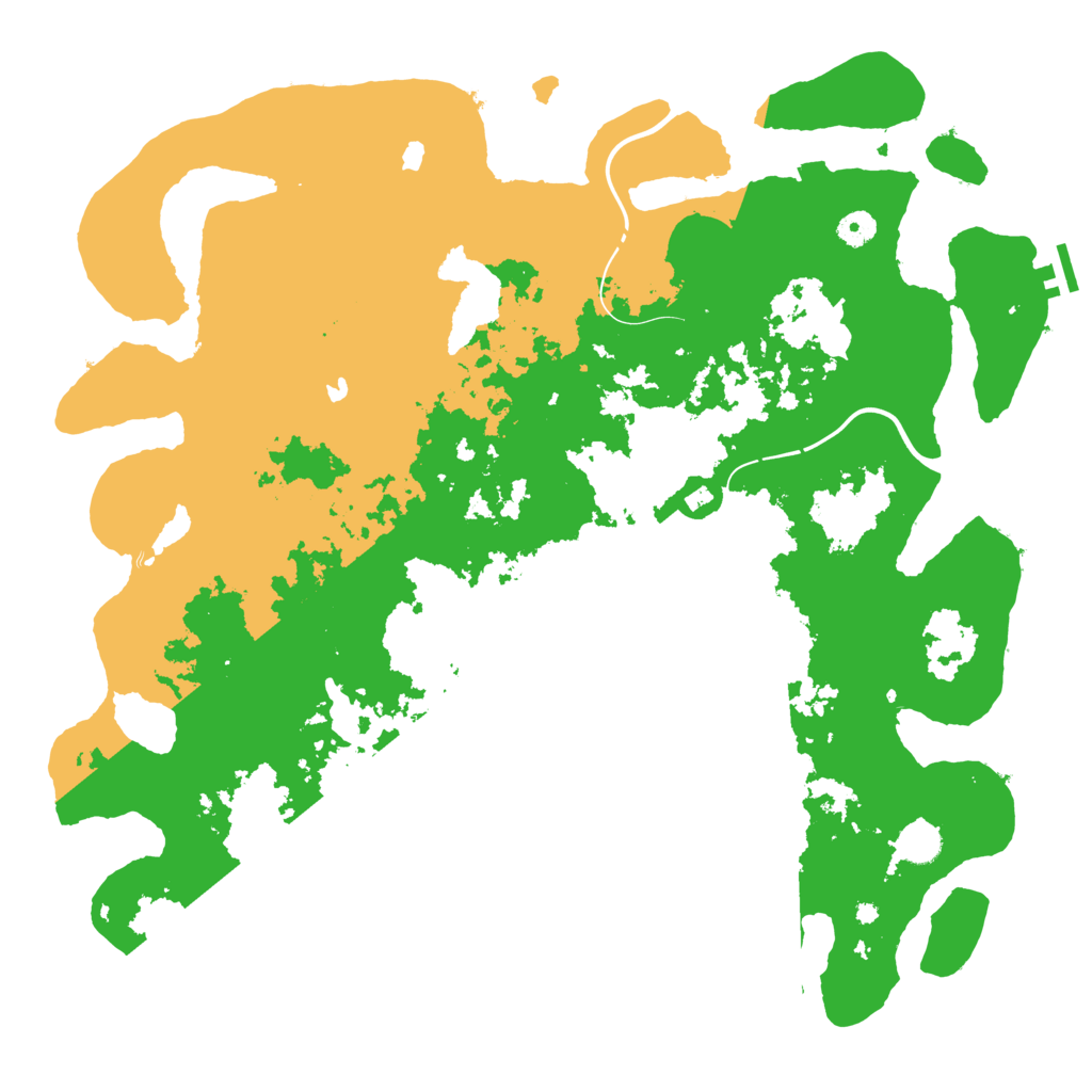 Biome Rust Map: Procedural Map, Size: 4500, Seed: 303037154