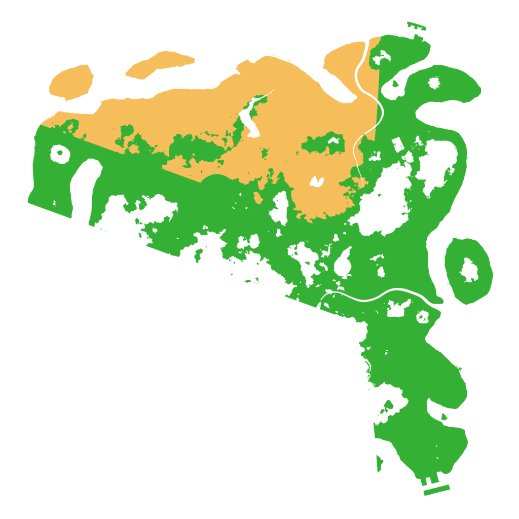 Biome Rust Map: Procedural Map, Size: 4000, Seed: 1306566125