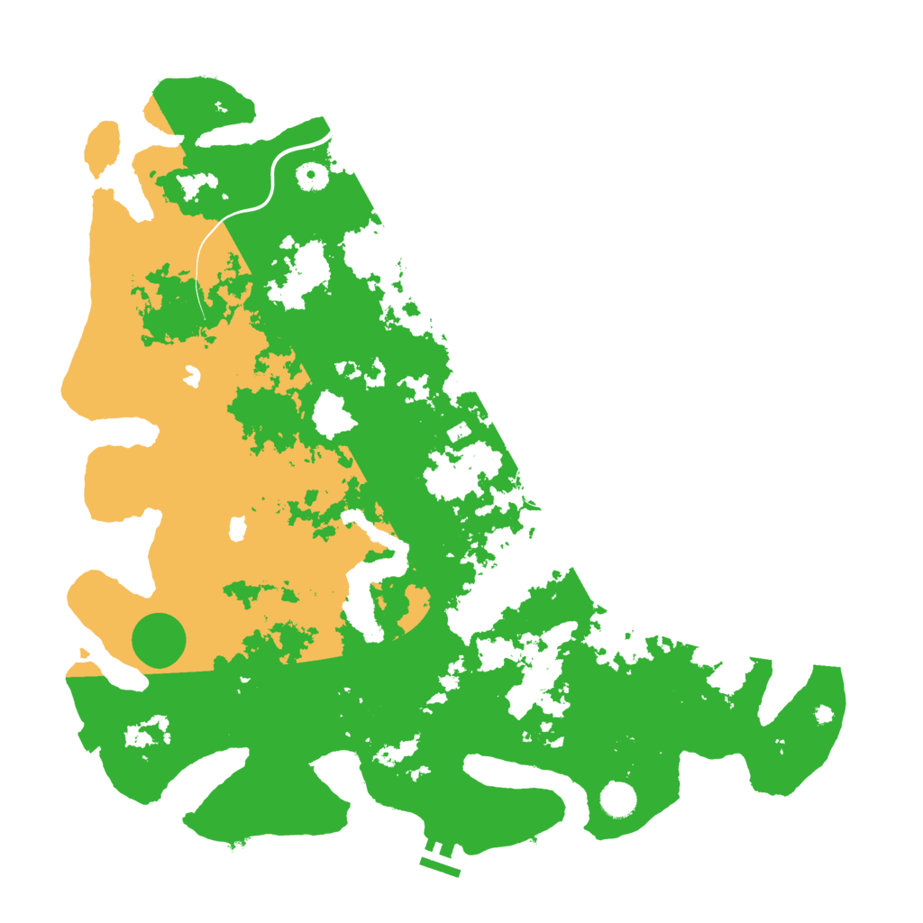 Biome Rust Map: Procedural Map, Size: 4500, Seed: 569432183