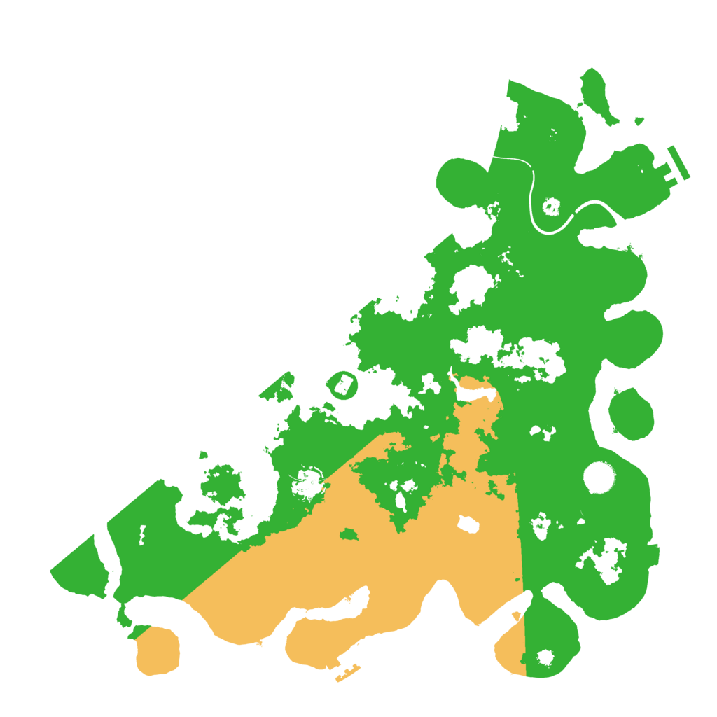 Biome Rust Map: Procedural Map, Size: 4000, Seed: 212025