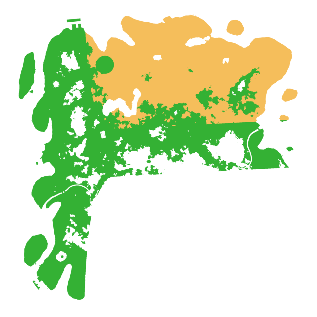 Biome Rust Map: Procedural Map, Size: 4675, Seed: 55000
