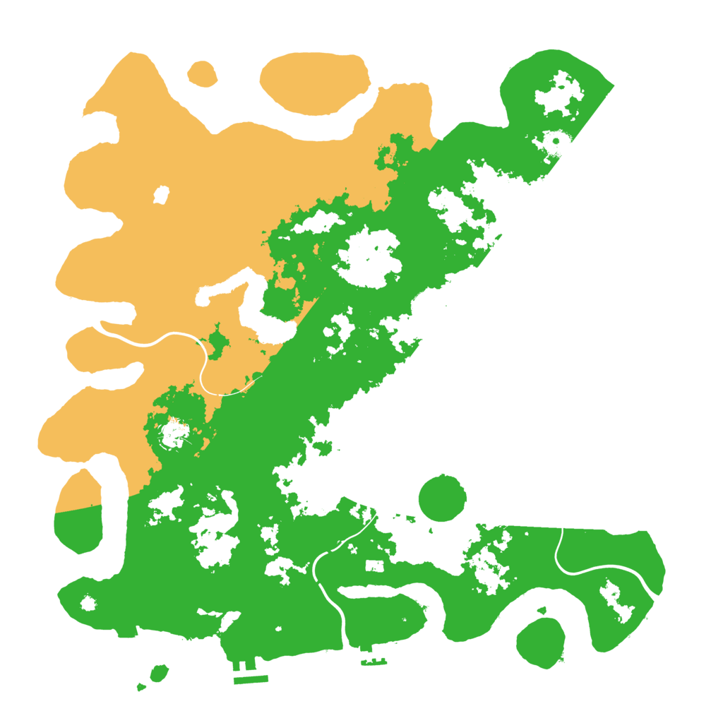 Biome Rust Map: Procedural Map, Size: 4250, Seed: 1730854876