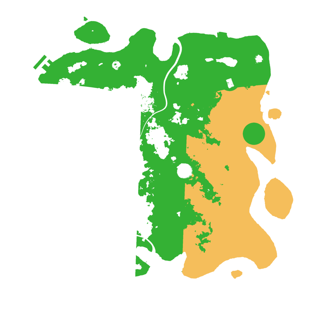 Biome Rust Map: Procedural Map, Size: 3700, Seed: 751872113
