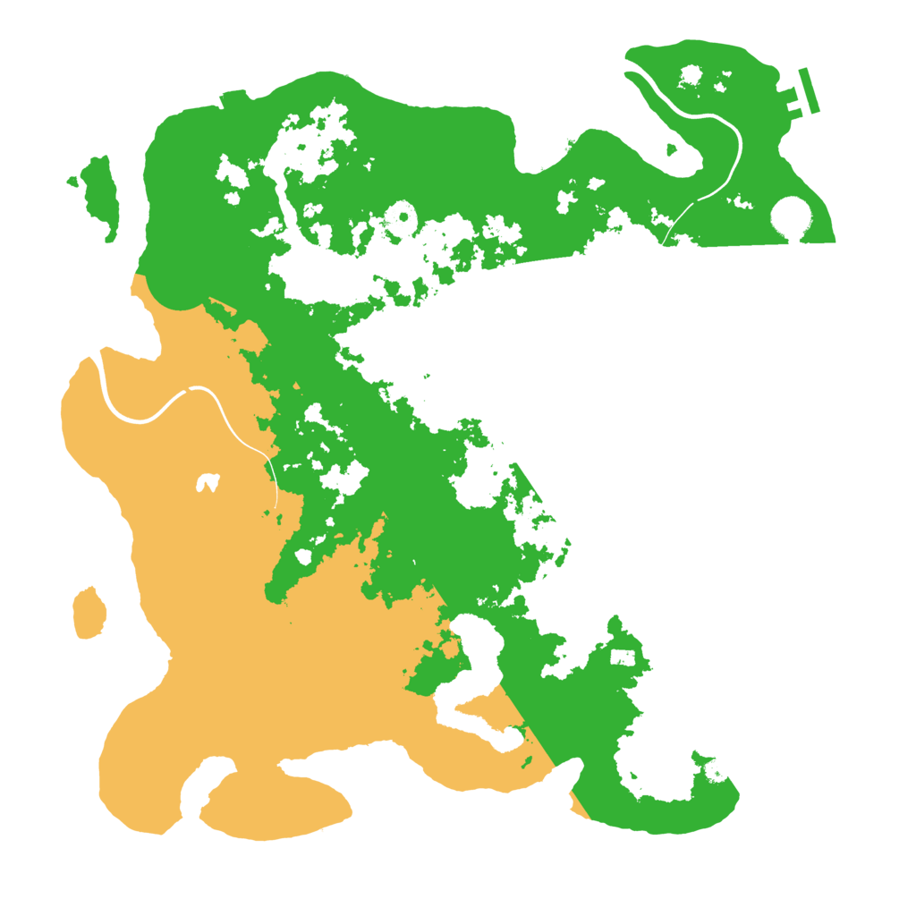 Biome Rust Map: Procedural Map, Size: 4000, Seed: 652326094