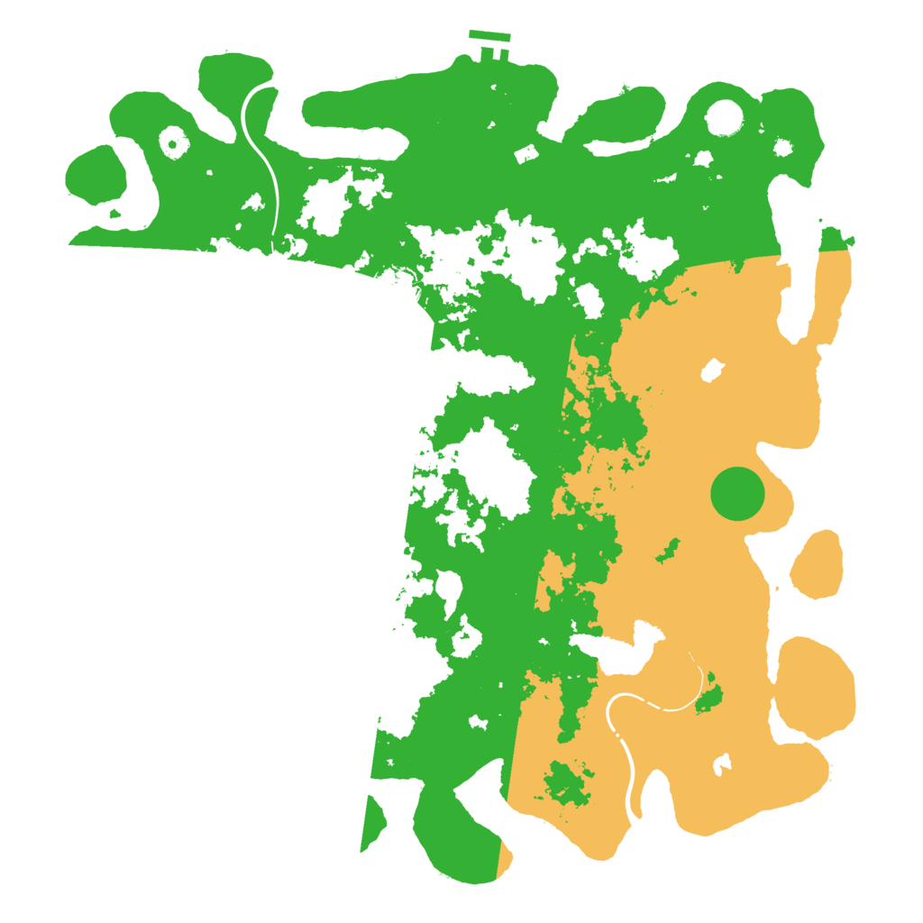 Biome Rust Map: Procedural Map, Size: 4500, Seed: 406608017